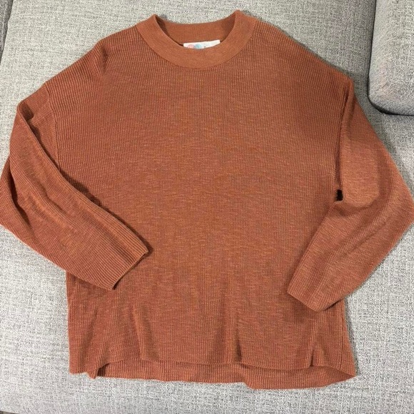 Free People Tops - FP Beach orange long sleeve top Size XS‎